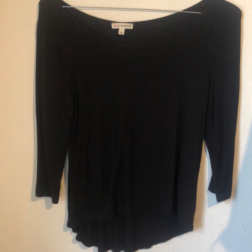 Black 3/4 Tee